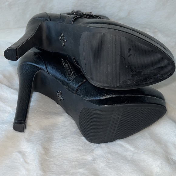 SIMPLY VERA by VERA WANG WOMEN’S Black Buckle Boots Sz 10 - Picture 7 of 10